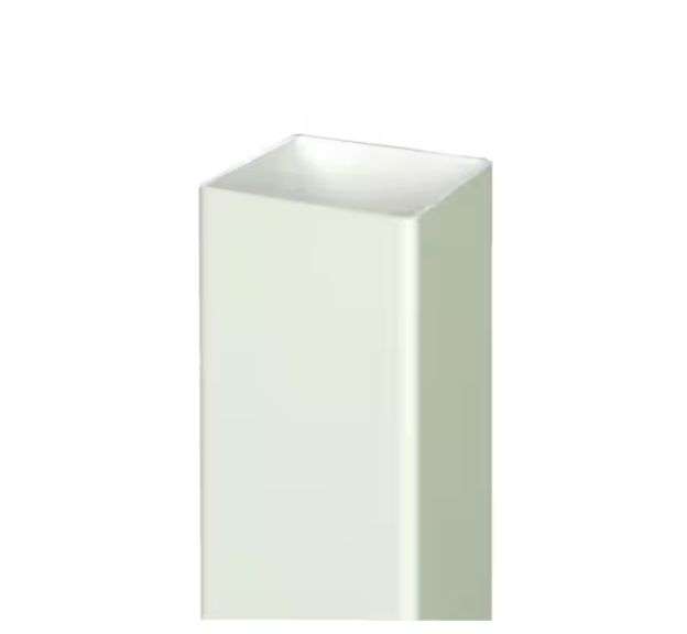 Veranda 4 in. x 4 in. x 6 ft. White Vinyl Square Fence Post - Metzger ...