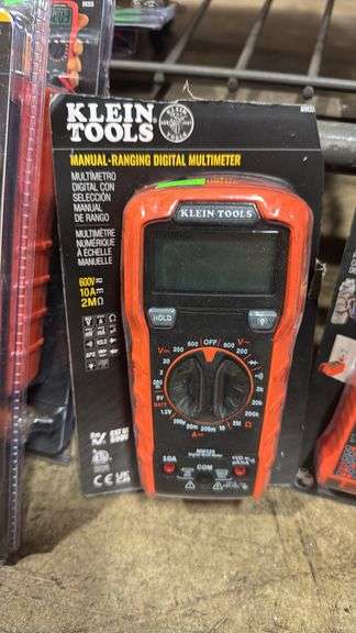 Klein Tools
600-Volt Digital Multi-Meter, Manual-Ranging