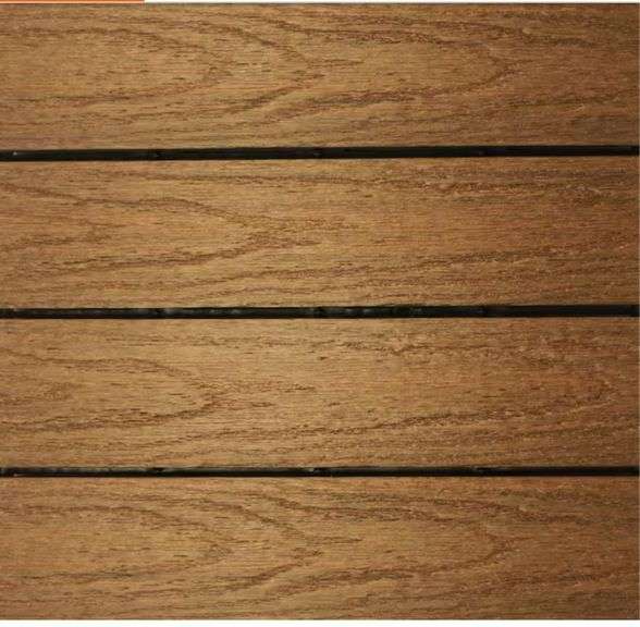 NewTechWood
UltraShield Naturale 1 ft. x 1 ft. Quick Deck Outdoor Composite Deck Tile in Peruvian Teak (10 sq. ft. Per Box)