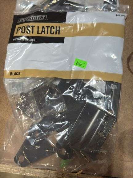 Everbilt Post Latch - Black
