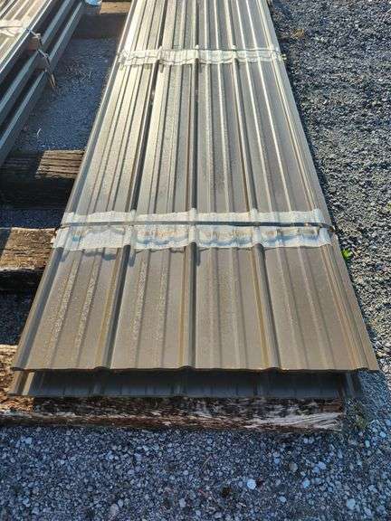 25-Metal Pile Barn Siding 29Gauge 3’x12’,Bronze you are bidding times the money
