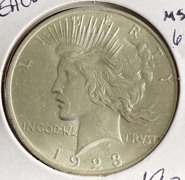 1923-P Silver Peace Dollar