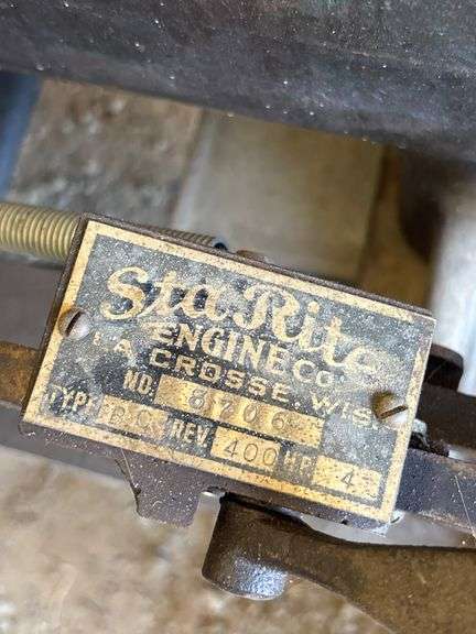 Sta-Rite Engine Co. No. 8706 Hit-and-Miss Engine on Wheeled Base ...