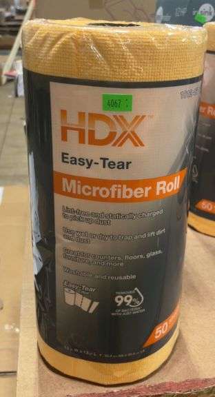 HDX
Easy-Tear 12 in. x 12 in. Microfiber Cloth Roll (50 count)