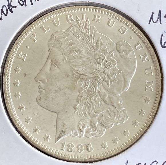 1896-P Morgan Silver Dollar