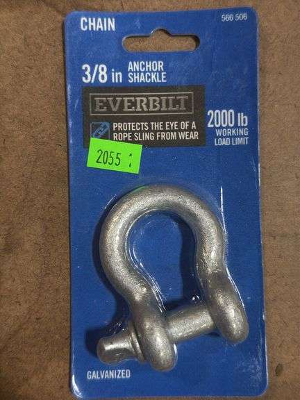 Everbilt 3/4” Anchored Shackle - 2,000lb Limit