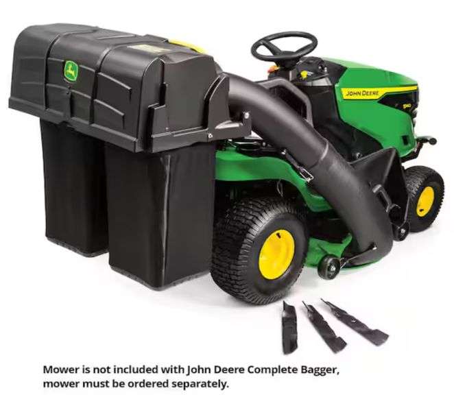 John Deere
48 in. Twin Bagger for 100 Series Tractors bagger only