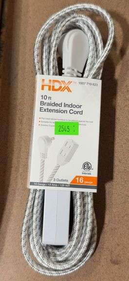 HDX Braided Indoor Extension Cord