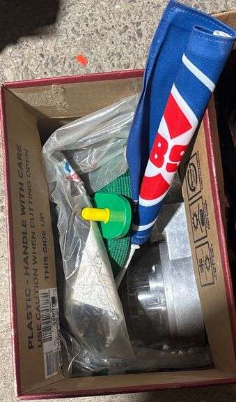 ‘Chicago Cubs’ Banner, Electrical Cables, and Hardware