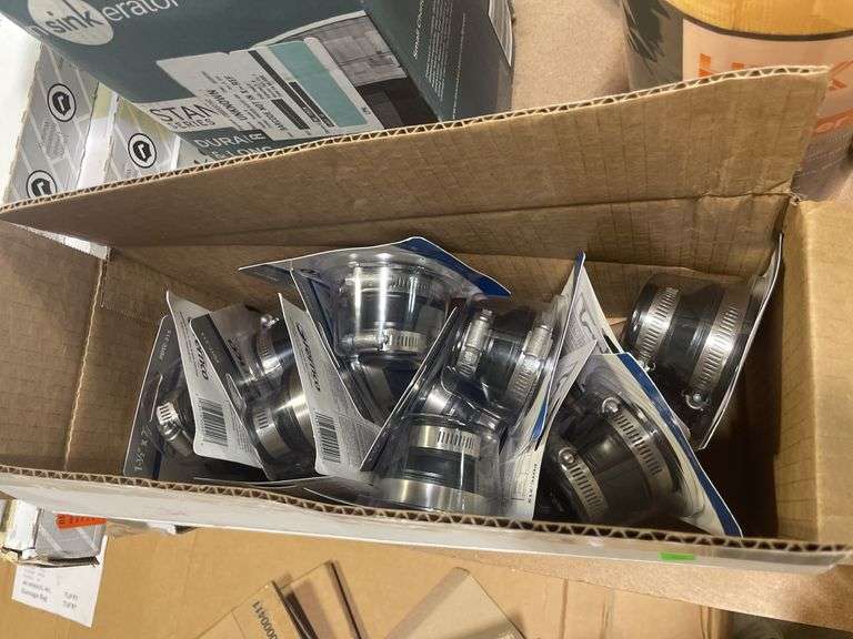 12-Fernco 2 in. x 1-1/2 in. PVC Mechanical x Mechanical Tubular Drain and Trap Connector