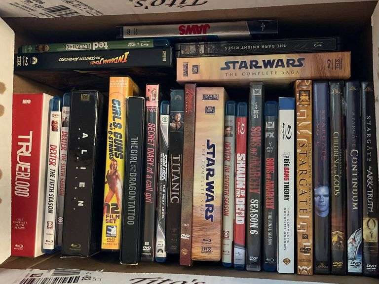 DVD and Blu-ray Movies and TV Series Boxed Sets Including ‘Star Wars ...
