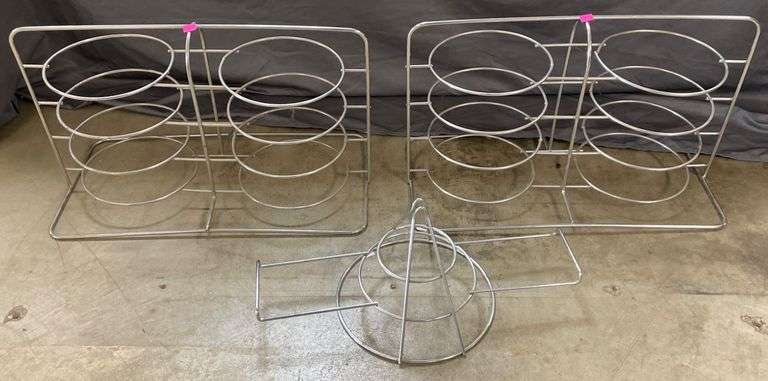 Metal Racks and Holder with Circular Compartments - Metzger Property ...
