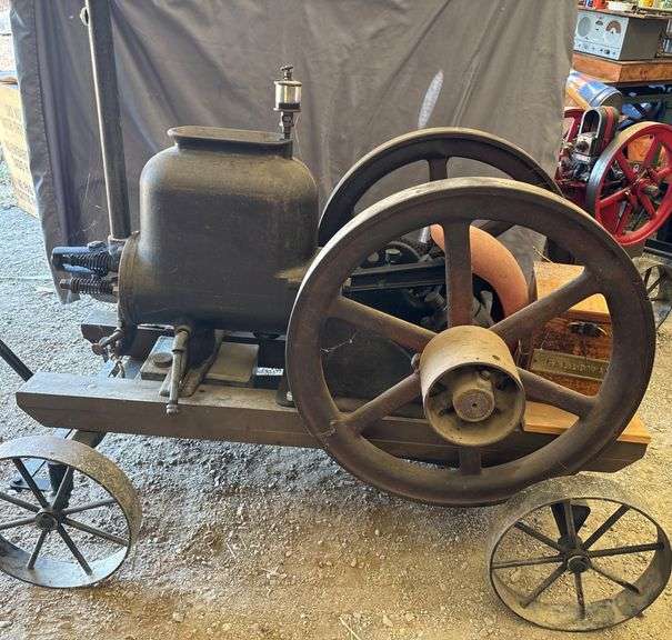 Sta-Rite Engine Co. No. 8706 Hit-and-Miss Engine on Wheeled Base ...