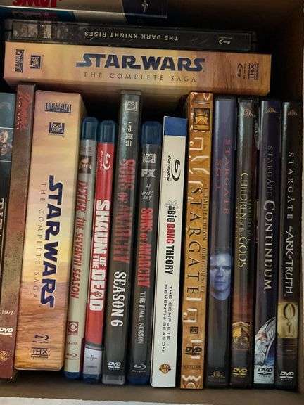 DVD and Blu-ray Movies and TV Series Boxed Sets Including ‘Star Wars ...