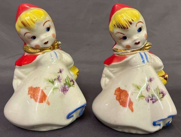 Little Red Riding Hood Salt and Pepper Shakers, 5 Inches