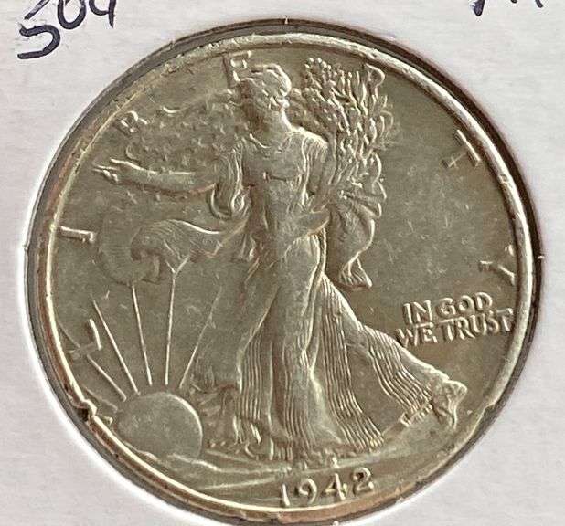 1942-D Walking Liberty Half Dollar