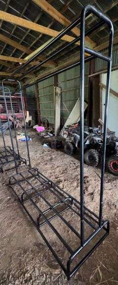 Metal Freestanding Rack with Multiple Tiers, 67″x77″x25″ - Metzger ...