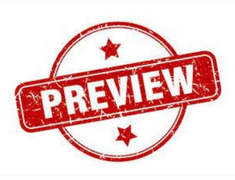 Preview Wednesday 5:00pm-6:00pm