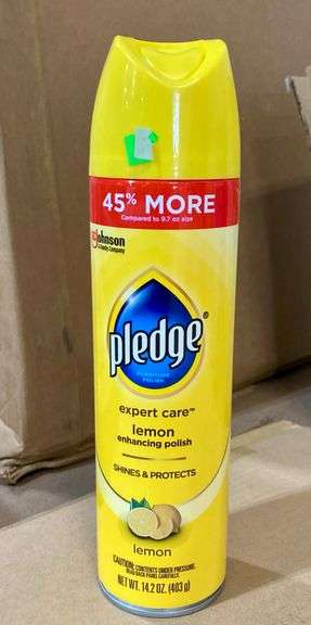 Pledge
14.2 oz. Lemon Wood/Leather/Stainless Steel Enhancing Furniture Polish