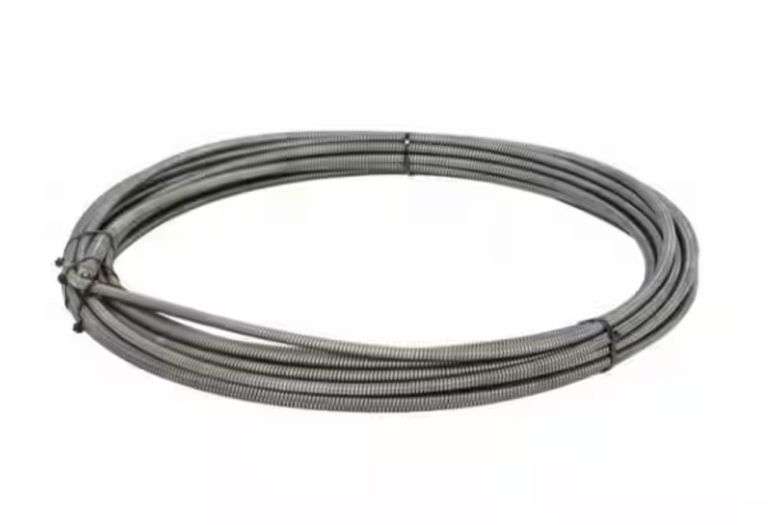 RIDGID
3/8 in. x 75 ft. C-32 IW Integral Wound Drain Cleaning Snake Auger Drum Machine Replacement Cable for All K-400 Models