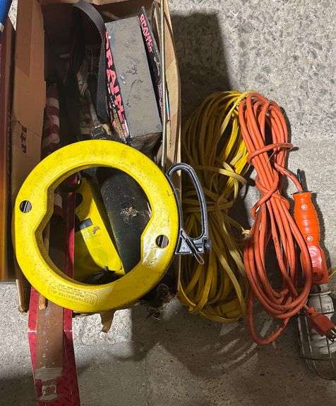 ‘Chicago Cubs’ Banner, Electrical Cables, and Hardware