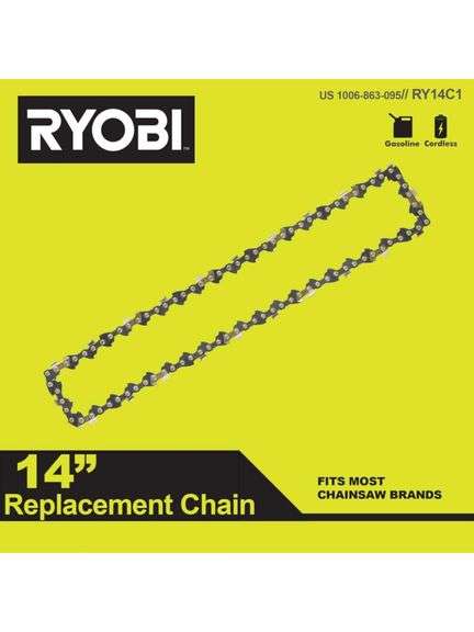 Ryobi 14 In Chainsaw Chain
