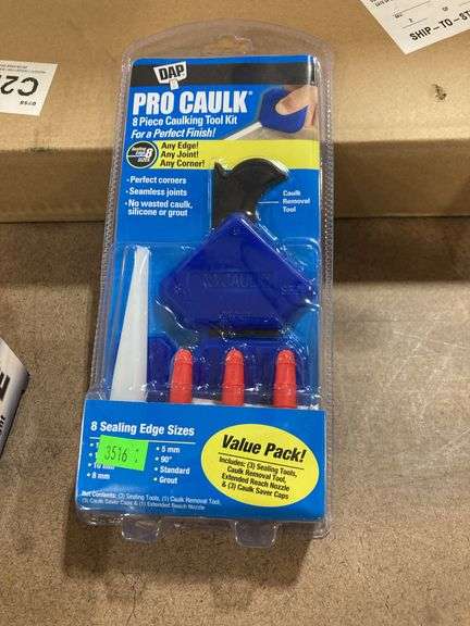 DAP
Pro Caulk 8 Piece Caulking Tool Kit