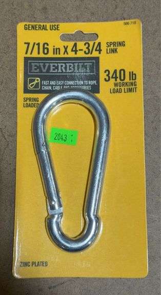 Everbilt 7/16” x 4-3/4” Spring Link 340lb Limit