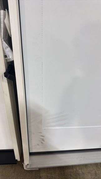 Primed pre hung left hand in swing door 32”x80” some scuffs