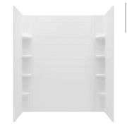 American Standard
Ovation Curve 60 in. W x 72 in. H 3-Piece Glue Up Alcove Subway Tile Shower Walls in Arctic White