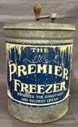 Premier Freezer Galvanized Hand-Crank Ice Cream Maker