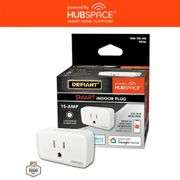 Defiant
15 Amp 120-Volt Indoor Smart Plug and Timer Wi-Fi Bluetooth Single Outlet Powered by Hubspace