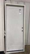 Primed pre hung left hand in swing door 32”x80” some scuffs