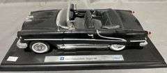 1955 Oldsmobile Super 88 Convertible Diecast Model on Display Base