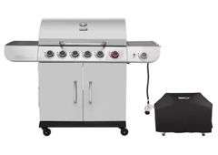 Royal Gourmet
6-Burner BBQ Liquid Propane Gas Grill with Sear and Side Burner with Cover, 71,000 BTU Cabinet Style Gas Grill
