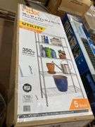 HDX
5-Tier Steel Wire Shelving Unit in Chrome (36 in. W x 72 in. H x 16 in. D)