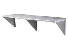 VEVOR
Stainless Steel Shelf 18 in.x 72 in. Wall Mounted Floating Shelving 500 lbs Load Commercial Shelves