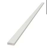 30 Piece primed Albasia Trim Boards 11/16” x 3-1/2” x 88” square edge white