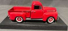 Scale Model of 1948 Ford F-1 Pickup Truck on Display Base 13″ L