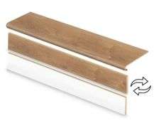 2- Cap A Tread
Lakeside Hill Oak 47 in. L x 12.15 in. W x 1.69 in. T Vinyl Stair Tread and Reversible Riser Kit