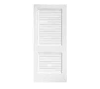 eightdoors brand 
30 in. x 80 in. x 1-3/8 in. White Finished Flat Louver Solid Core Wood Interior Slab Door