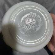 3 – Pyrex Nesting Mixing Bowls with Brown Farm-Themed Pattern