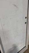 JELD-WEN
32 in. x 80 in. 1-Panel Craftsman Primed Steel Prehung Left-Hand Inswing Front Door has scuffs