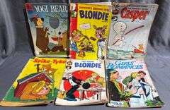 Comic Books Featuring Blondie, Casper, Yogi Bear, And Others