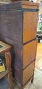 Macey 3 Stack Barrister Bookcase with Glass Fronts 14x34x16.25″