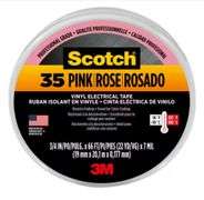 2- Scotch
3/4 in. x 66 ft. x 0.007 in. Vinyl Electrical Tape, Pink