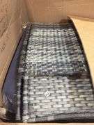 SANSTAR
 Wicker Patio Furniture Set, navy blue unsure if complete sold as is