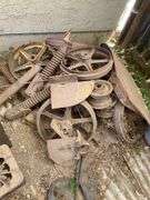 Tractor and Crawler Parts Including Wheels, Springs, and Panels ...