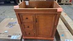Home Decorators Collection
Naples 30 in. W x 21.63 in. D x 34 in. H Bath Vanity Cabinet without Top in Warm Cinnamon