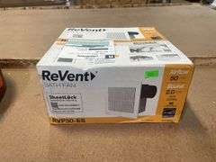 ReVent
50 CFM Quick Install Professional Ceiling and Wall Mount Easy Roomside Bathroom/Bath Exhaust Fan, ENERGY STAR